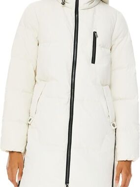 Orolay Women's Down Hooded Jacket with Two-Way Zipper Winter Down Coat Puffer